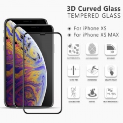 3D Curved 9H Tempered Glass Screen Protector For iPhone 8/8P/X/XS XS Max